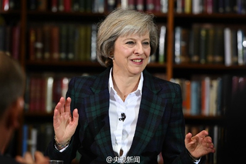特里莎·梅周三将上任 成为英国第二位女首相 