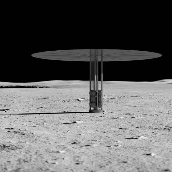NASA十年后或送反应堆上月球为人类基地供电