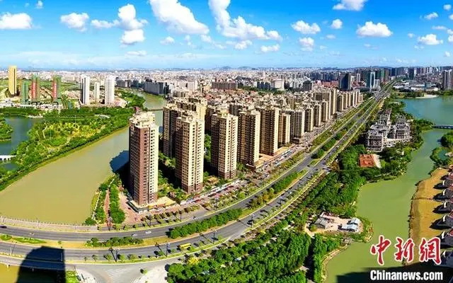晋江城市一隅