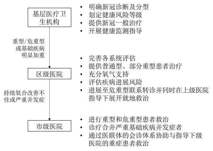 上海对应采取了分级诊疗方式