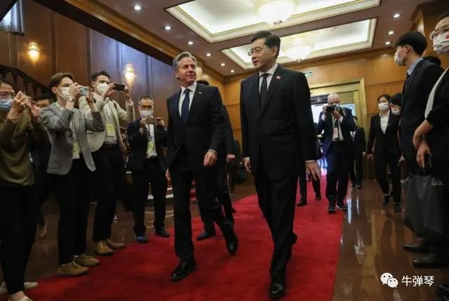 美国国务卿布林肯的登门来访