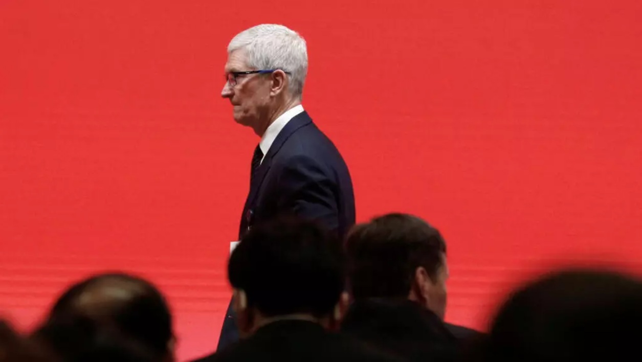 Apple CEO Tim Cook attends the China Development Forum (CDF) 2024